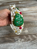 White Christmas Tree Headband