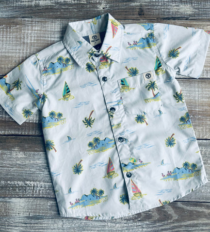 Tropical Button Up