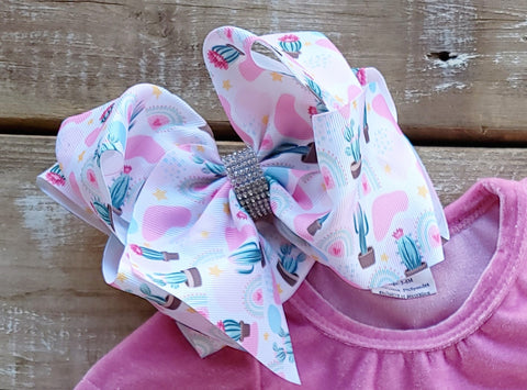 Pink Cactus Bow
