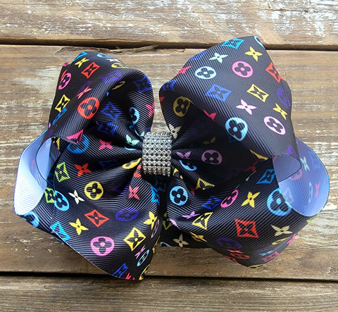 Black Colorful Bow