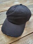 Plain Black Adult Hat