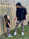 Mommy & Me Leopard Ripped Leggings